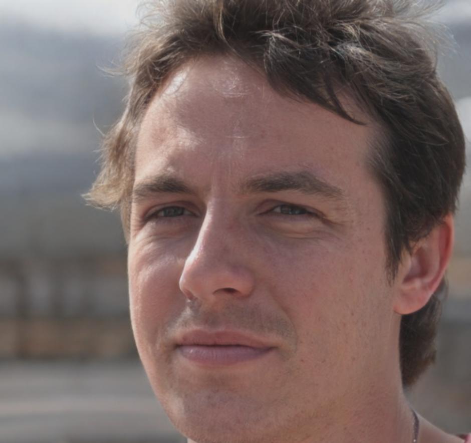 Retrato de usuario satisfecho
